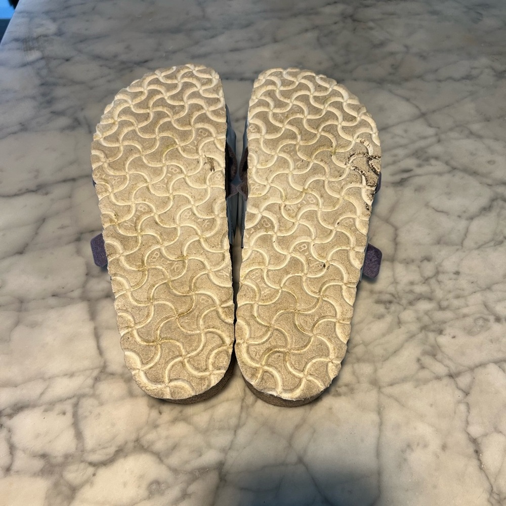 Birkenstock Light Blue Cross Strap Sandals - Picture 4 of 9